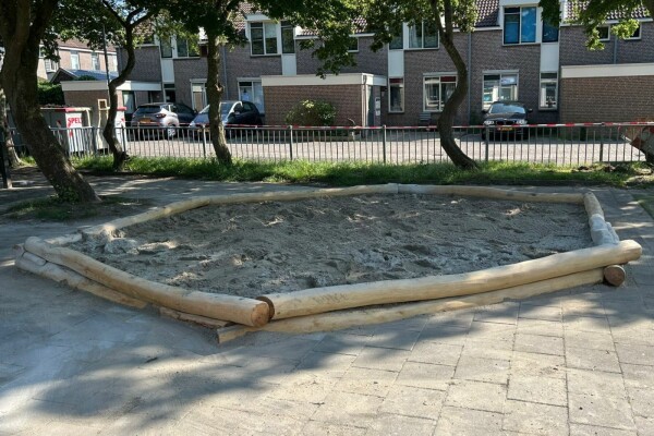 Zandbak zeskant Ø 5,0 m