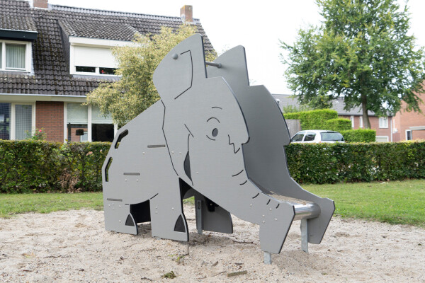 Glijbaantoren Ollie grijs 0,6 m