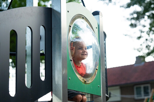 Speelcombinatie Iris RVS groen