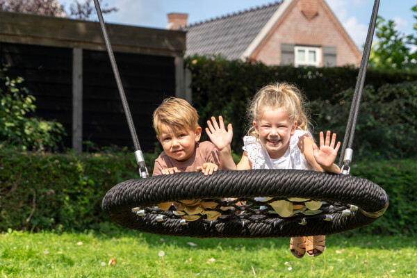 Combischommel Pauw geel